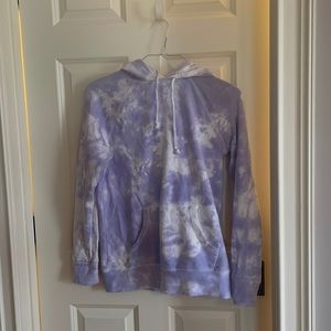 Tie dye purple sweatshirt